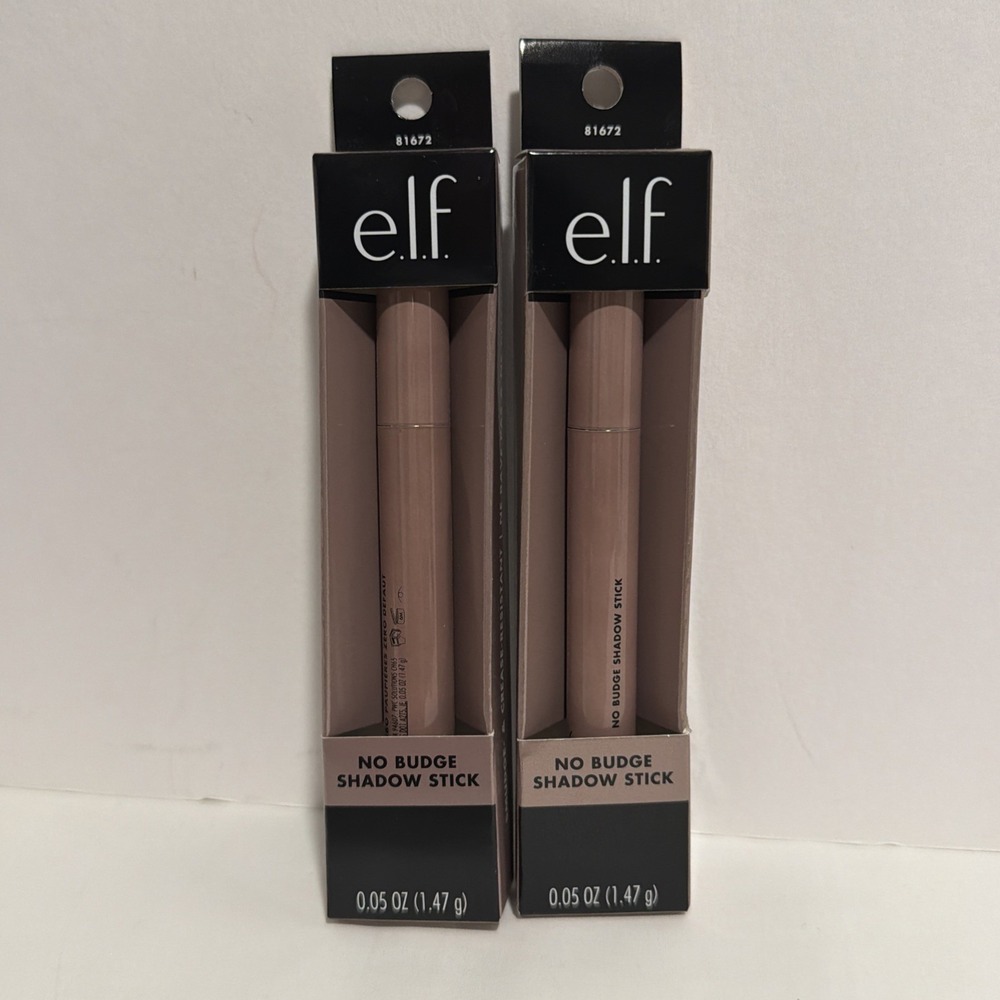 ELF  No Budge Shadow Stick‎ Smudge-Proof Eyeshadow 81672 Magnetic Pull Lot of 2